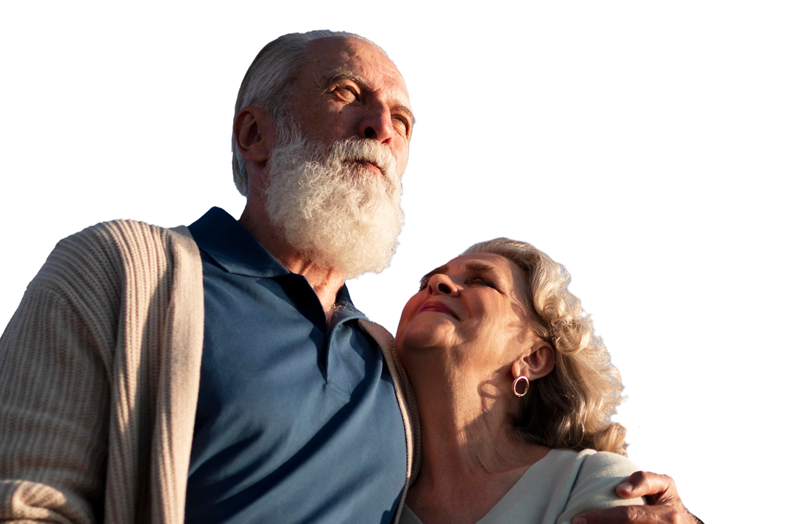 couple embracing each other