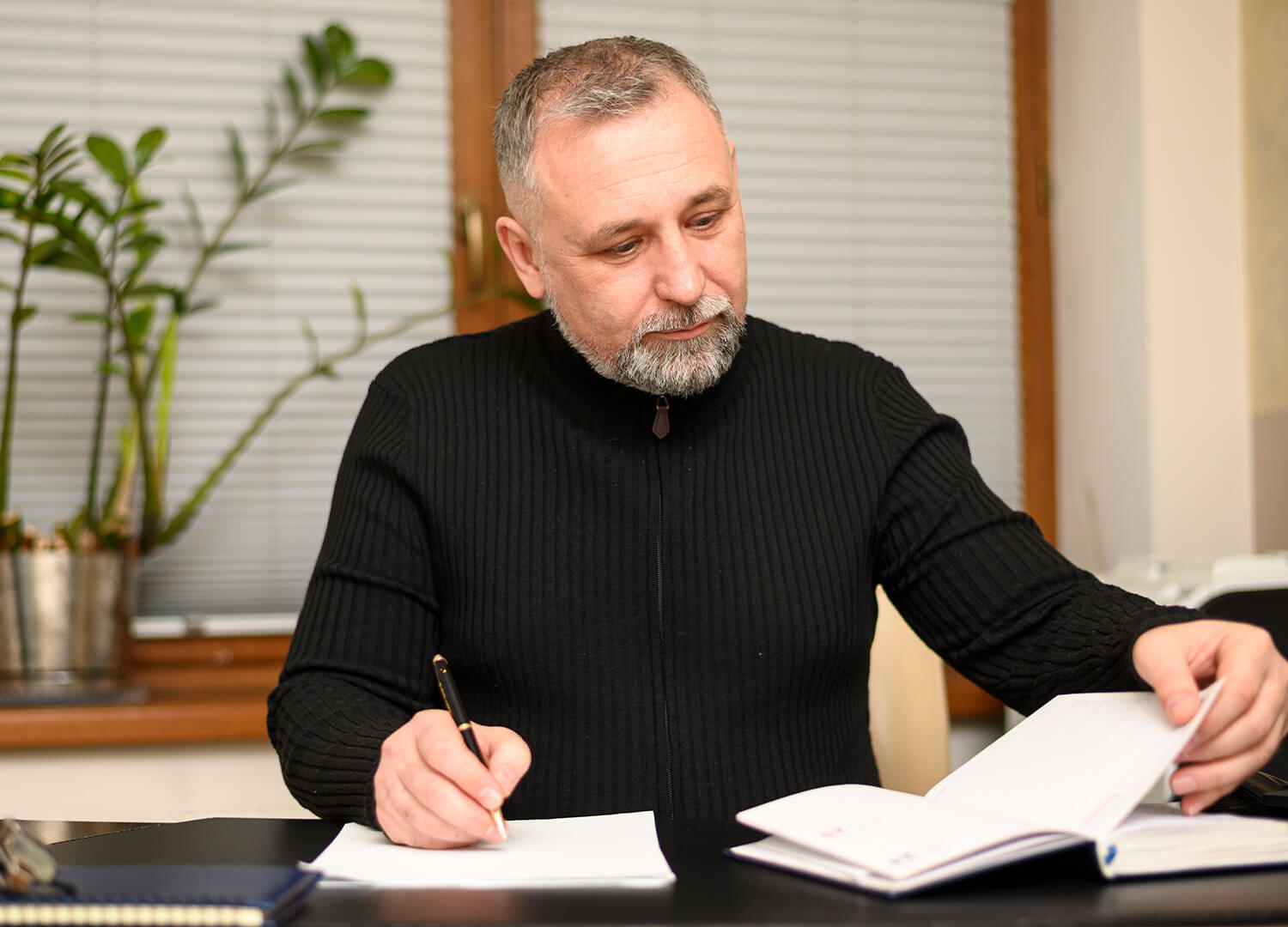 male paperwork